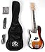 513O9h nQRL. SL75  SX BG1K 3/4 LH 3TS Sunburst Left Handed Bass Guitar Package w/BA1565 AMP and Instructional DVD