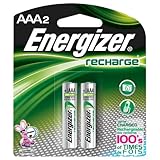 Energizer NH12BP-2 AAA Nickel Rechargeable Battery (2-Pack)