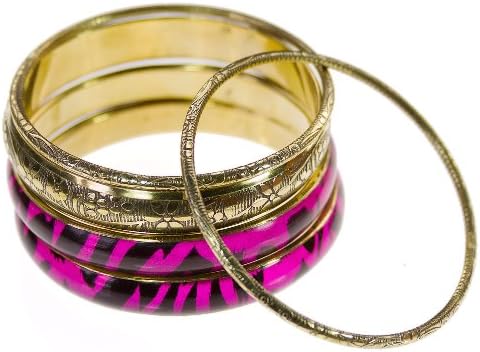 Metallic Bracelet Wristband: Pink Lady