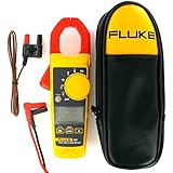 Fluke 325 40/400A AC/DC, 600V AC/DC TRMS Clamp Meter w/ Frequency, Temp, & Capacitance Measurements