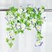 Artificial Lily Garland Silk Flower Vine Wedding Garden Decoration - Bluish Violet