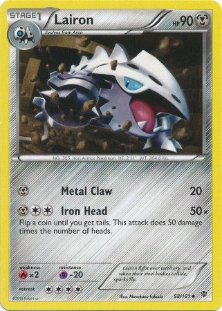 Pokemon - Lairon (58) - Plasma Blast