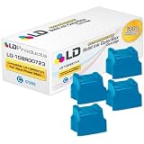 Xerox Phaser 8560 Compatible Cyan 108R00723 Pack of 4 Solid Ink ColorStix Cartridge by LD Products