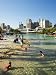 Beach, South Bank Parklands, Brisbane, Queensland, Australia Art Photographic Poster Print by David Wall, 9x12