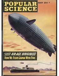 Entertainment Memorabilia: POPULAR SCIENCE Air-Age Dirigibles Japan Bombing 5 1945