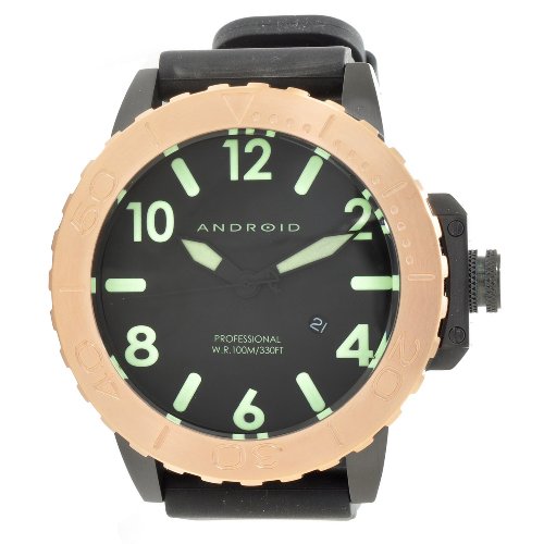 Android Men's AD444BRK  Divemaster Trans 52 Swiss Watch