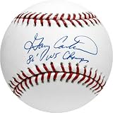 Gary Carter Autographed Baseball with 86 WS Champs Inscription
