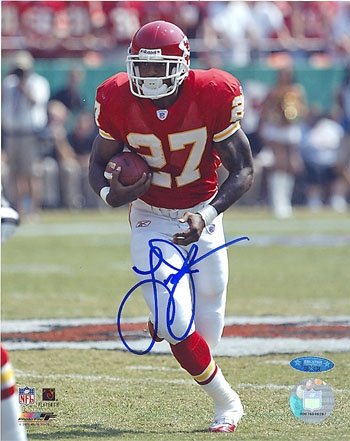 Larry Johnson Autographed/Hand Signed 8x10 Photo- Kansas City Chiefs