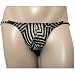 Groovin' Adjustable Mesh G-String Brief - Zebra