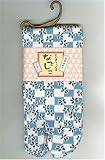 Tabi Fashion Socks - Cherry Blossoms (Blue)