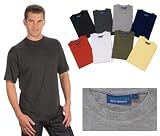 2 Rundhals T-Shirt im Doppelpack Gr. S - 8XL viele Farben