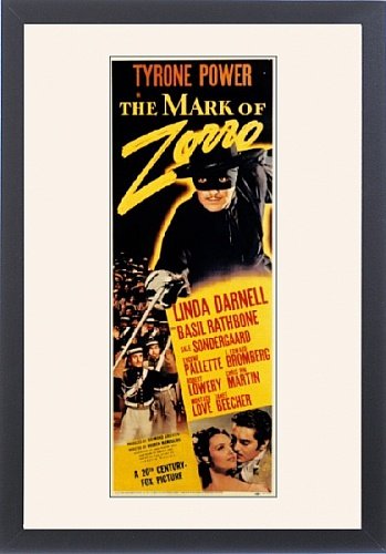 Framed Print of The Mark Of Zorro from Everett Collection