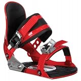 Ride LS Snowboard Bindings Red Mens Sz MD (5-9)