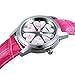Casio Women's Core LTP1323L-4A Pink Leather Quartz Watch with White Dial
