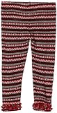 Love U Lots Baby-girls Multistripe Jacquard Ruffle Legging