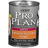 Pro Plan Canned Dog Food, Adult Chicken and Potato Entrée In Gravy (Pack of 12 13 Ounce...