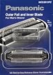 Panasonic WES9013PC Combo Replacement Shaver Foil and Blade Set