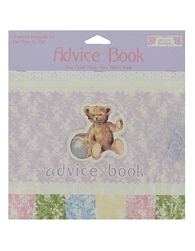 6 Vintage Nursery Mom To Be Advice Books w/Ribbon