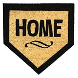 Bungalow Home Plate Shaped Coco Floor Mat