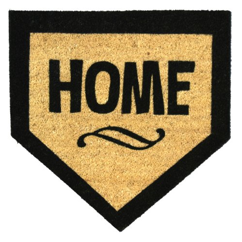 Bungalow Home Plate Shaped Coco Floor Mat