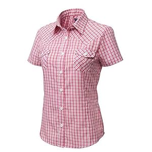 Highsound hot seeling men's spring summer outdoor hiking short-sleeved checkered shirt