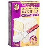 Naturally Nora Extraordinary Vanilla Frosting Mix, 10.9-Ounce Boxes (Pack of 6)