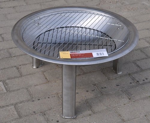 Brema 152272 Edelstahl Feuerschale rund &oslash; 56 cm, H&ouml;he 30 cm Preisvergleich