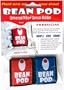 Bean Pod 2 Pk: Universal Nike+ iPod Sensor Holder - Nike Plus iPod Sensor Cases, Works w/ All Shoes: 1 Red Sensor Shoe Pouch and 1 Blue Sensor Shoe Pouch