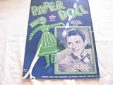 PAPER DOLL JOHNNY BLACK 1943 SHEET MUSIC FOLDER 438 SHEET MUSIC