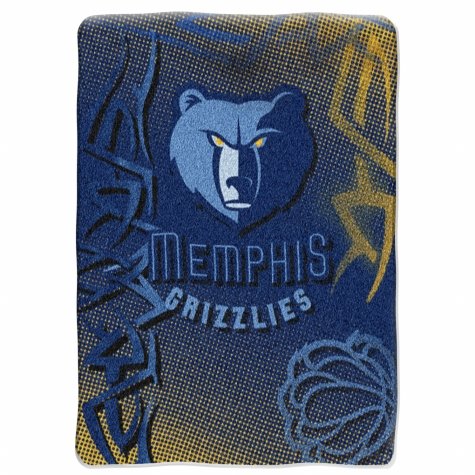 Memphis Grizzlies - NBA 60"x 80" Super Plush Throw - 60x80