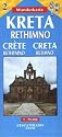 Crete/Rethimno Road Map with Footpaths