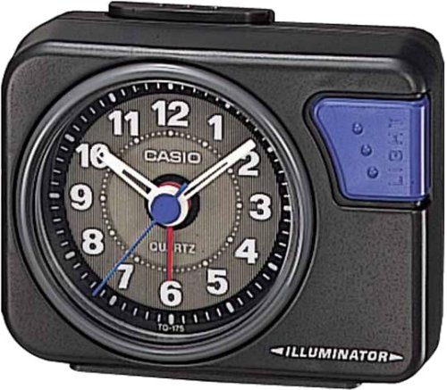CASIO トラベルクロック TQ-175J-1 アナログタイプ