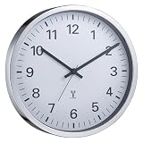 Technoline WT 8950 Funkwanduhr Ø 30 cm chrom