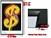 Framed Warhol Dollar Sign Circa 1981 Poster Fr W1559