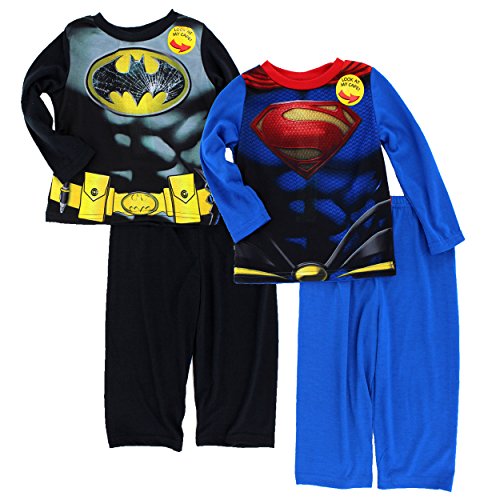 Batman v Superman Toddler 2fer Poly Pajamas Set