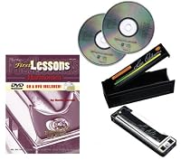 Lee Oskar Major Diatonic Harmonica, Key of C, with Bonus First Lessons Book, CD AND DVD