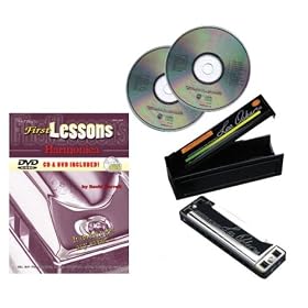 Lee Oskar Major Diatonic Harmonica, Key of G, with Bonus First Lessons Book, CD AND DVD