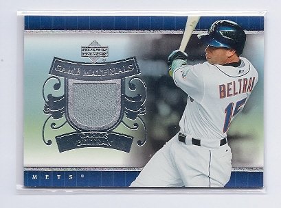 2007 Upper Deck Game Used Jersey Carlos Beltran New York Mets