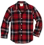 Wes and Willy Boys 8-20 Plaid Flannel Shirt