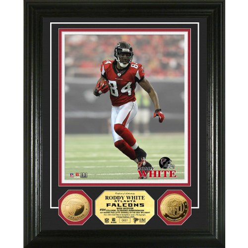 Highland Mint Atlanta Falcons Roddy White 24KT Photo Mint