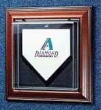Case-Up Mini Home Plate Display Case with Black Frame