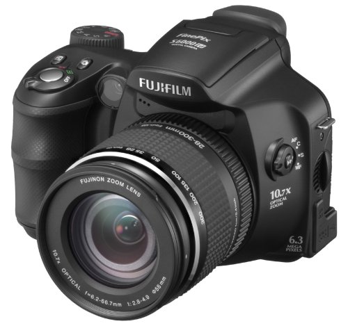 Fujifilm FinePix S6500 Digital Camera - Black (6.3MP, 10.7x Optical Zoom) 2.5inch LCD