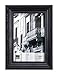 Kiera Grace Contemporary luxury-frames, 4 x 6, Black with Raised Leaf Border