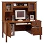 Bush(R) Wheaton Computer Hutch, 30 1/2"H x 59 1/2"W x 12 3/4"D, Madison Oak