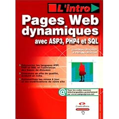 Pages Web dynamiques avec ASP, PHP, SQL