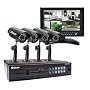 Swann DVR4-950 with 4 PNP 155 Cameras LCD and 320 H/Drive