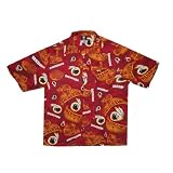 LIMITED EDITION: Mens NFL Washington Redskins Hawaiian Short Sleeve Summer Shirt - Multicolor (Size: 2XL)