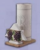GRAPES 3-D Paper Towel & Napkin Holder Grape *NEW!*