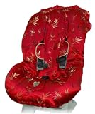 Crimson Kiss Red with Ruffle TODDLER CAR SEAT COVER