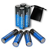 NIKON Compatible Pro Series Premium High Capacity AA 2700 mAh Rechargeable Ni-MH Battery 8-PACK for Select CoolPix Models ** Includes Protective Accessory Scratch Guard Bag **